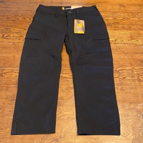 WOMEN'S Carhartt Rugged flex stretch performance Capris - Picture 3 of 5